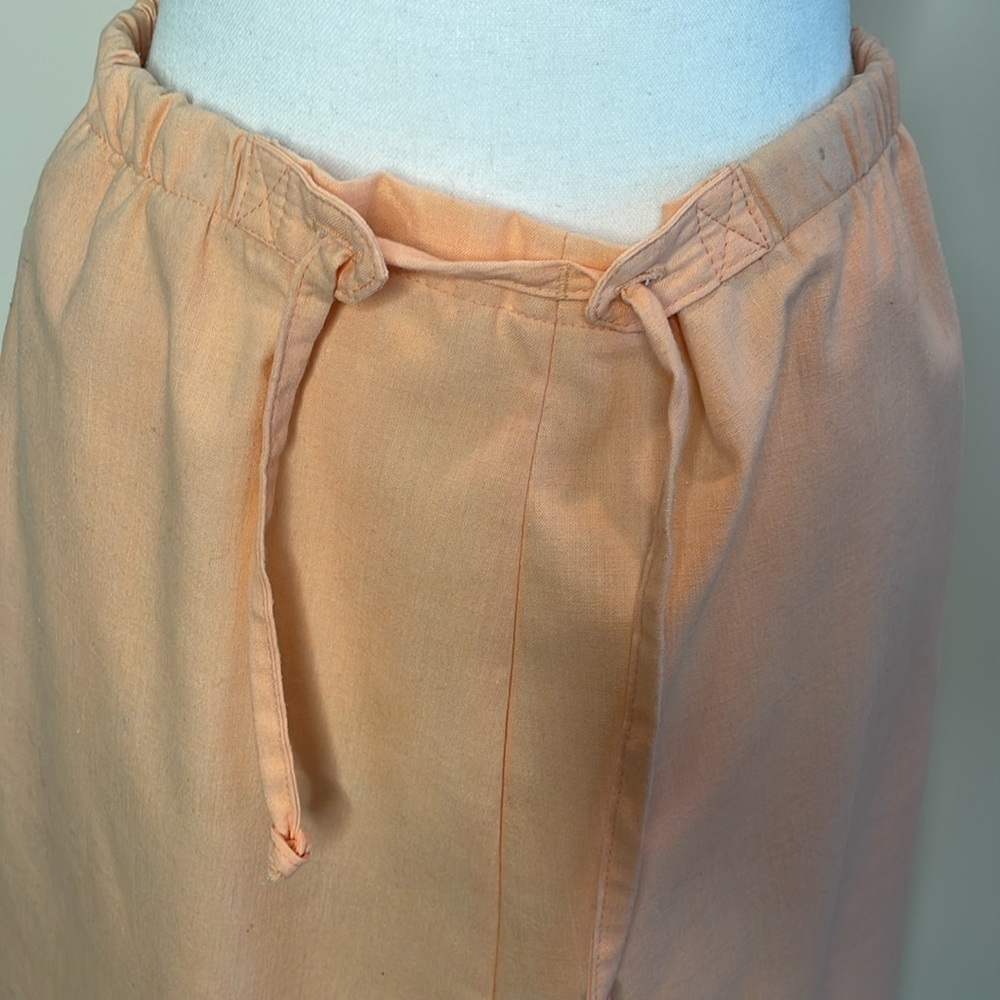 Vtg Jackson Square Peach A-Line Skirt. Size 7 - Picture 3 of 11